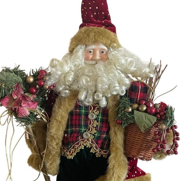 VTG Home Interiors & Gifts Santa Claus 18.5’ Holiday Decorations Christmas time - Picture 9 of 10